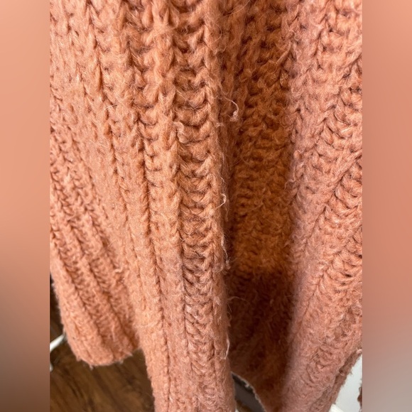 Free People Fluffy Fox Chunky Knit mock neck Sweater - Picture 11 of 12